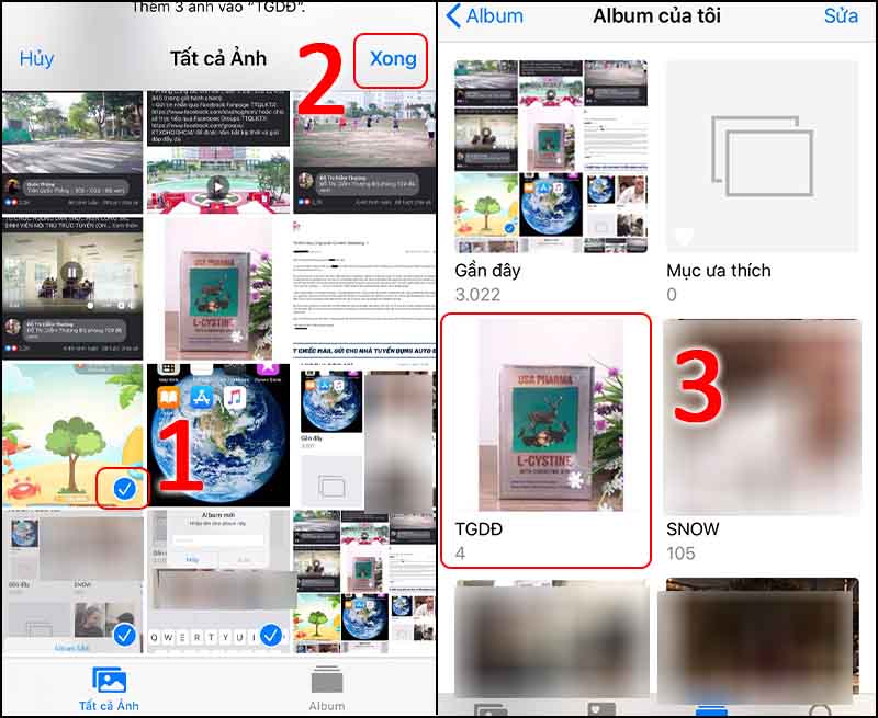 Thêm ảnh vào album
